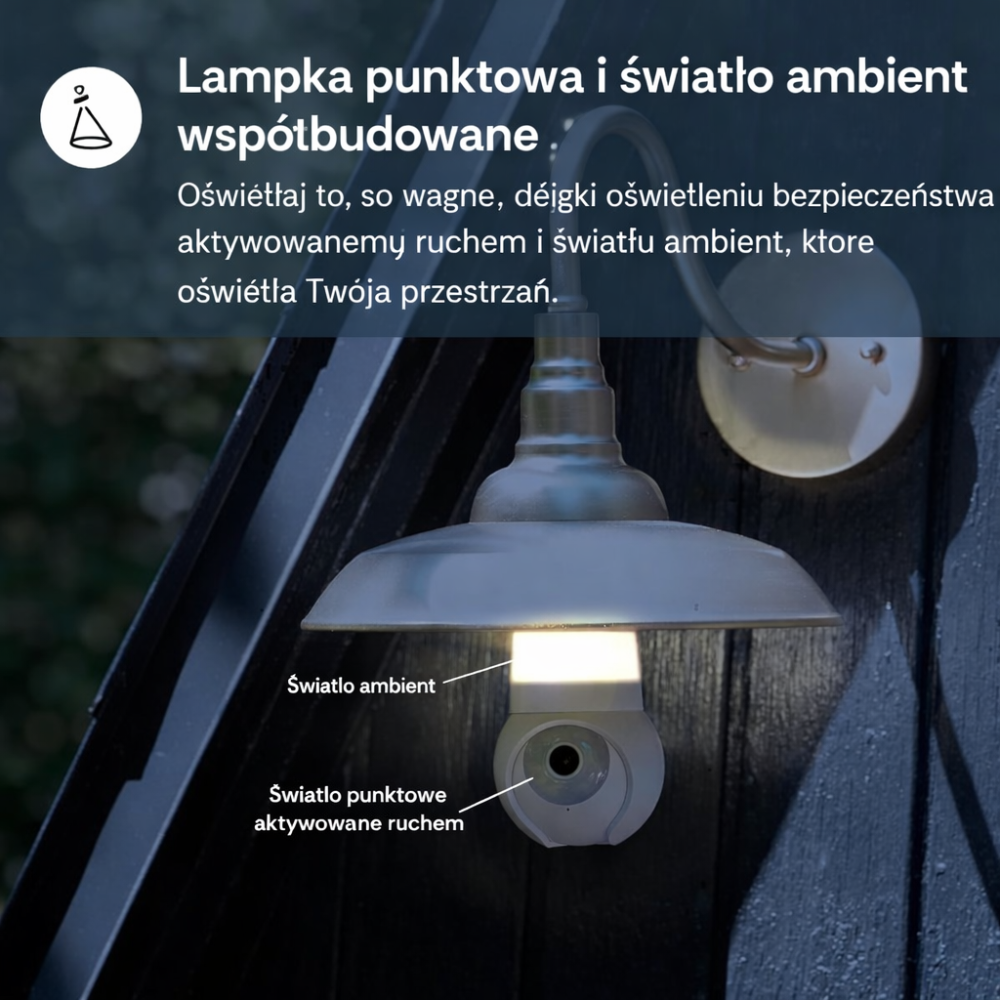 Kamera WiFi Żarówka 360° Nocnym Widzeniem Audio 4