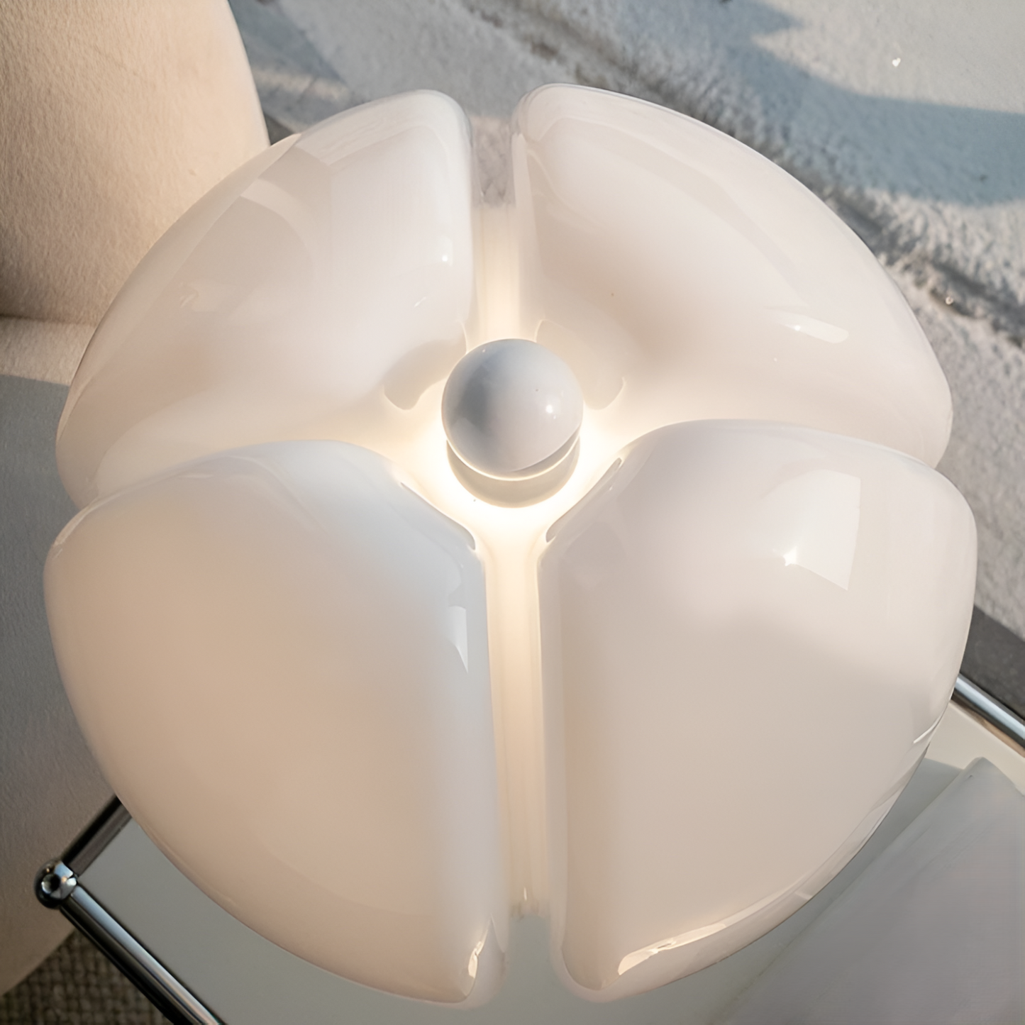 Lampa LED Stołowa Nowoczesna Metalowa Regulowana 8
