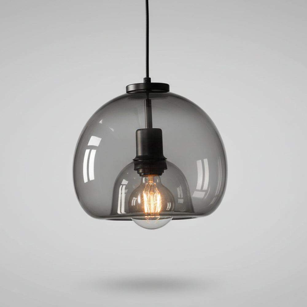 Lampa Wisząca Szklana Nowoczesna Dymiona Kula Sufitowa 7