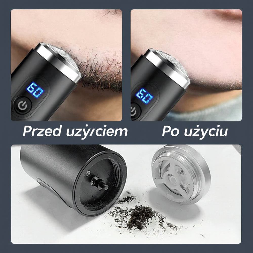 Shaving Machine Foil Shaver Digital Display USB C Mini