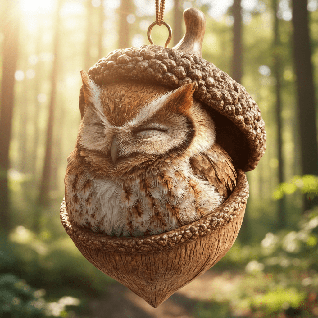 Rustic Style Forest Animal Christmas Ornaments