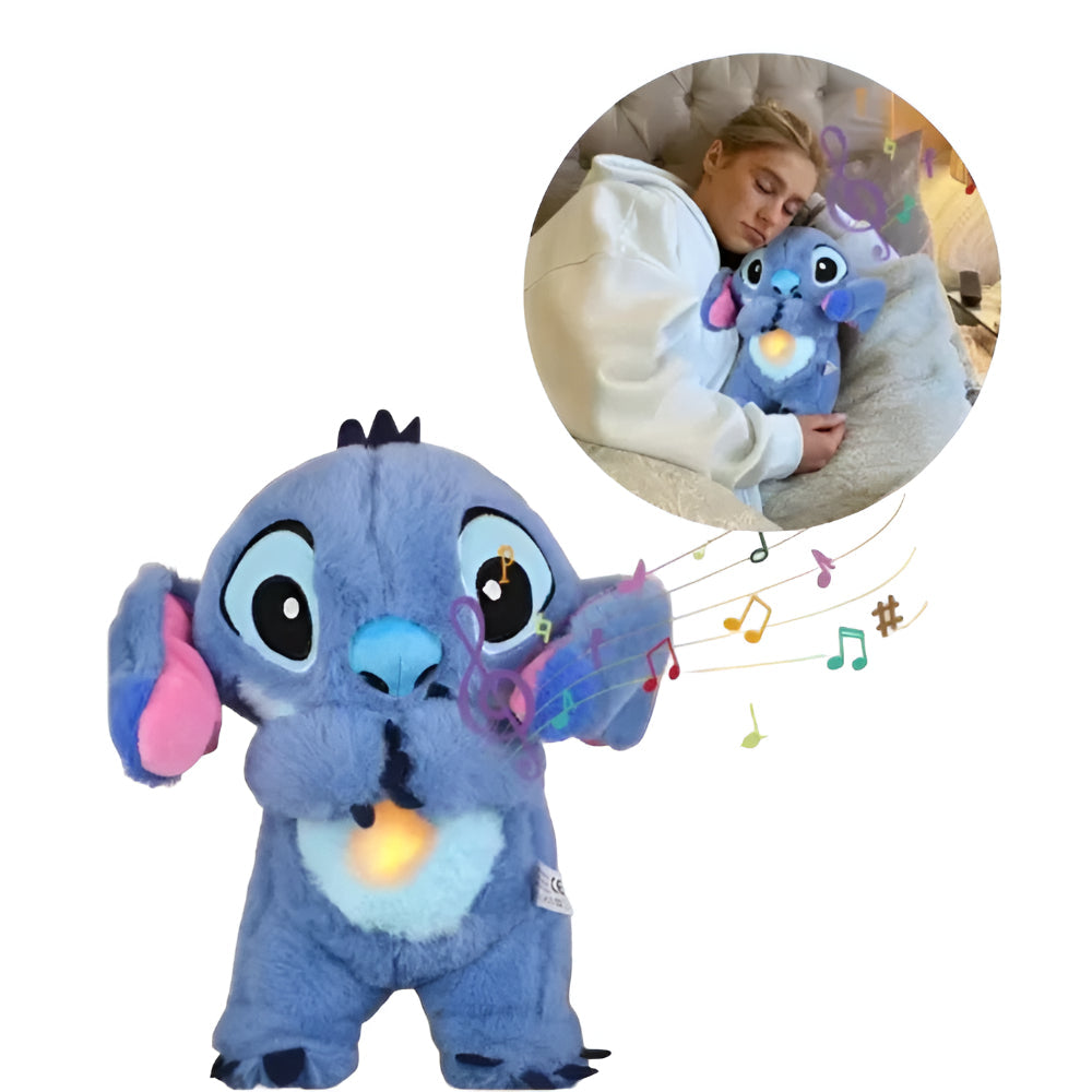 Children's Plush Breathing Night Light Sleep
