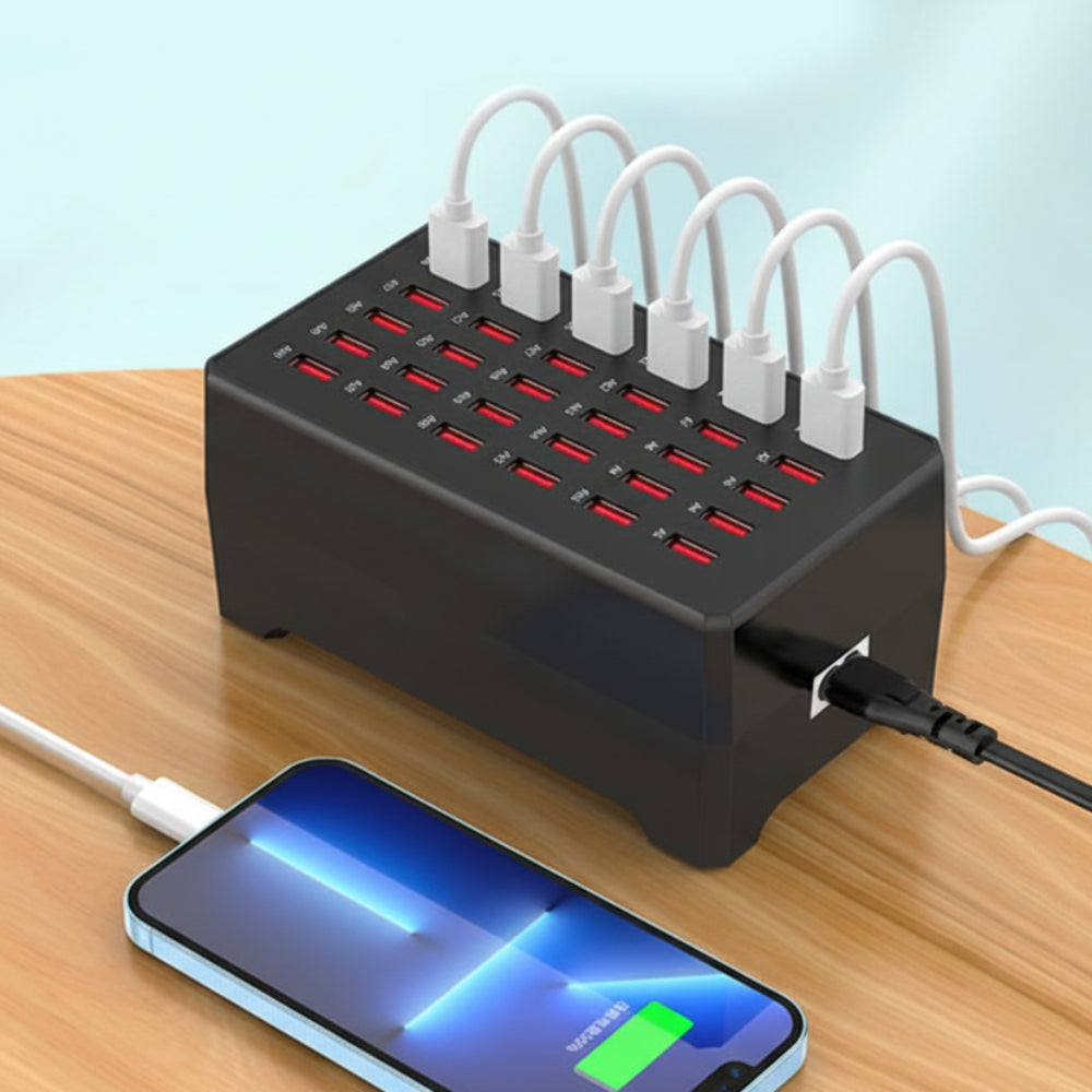 USB Stacja Ładowania Wieloportowy Hub Zasilania 3