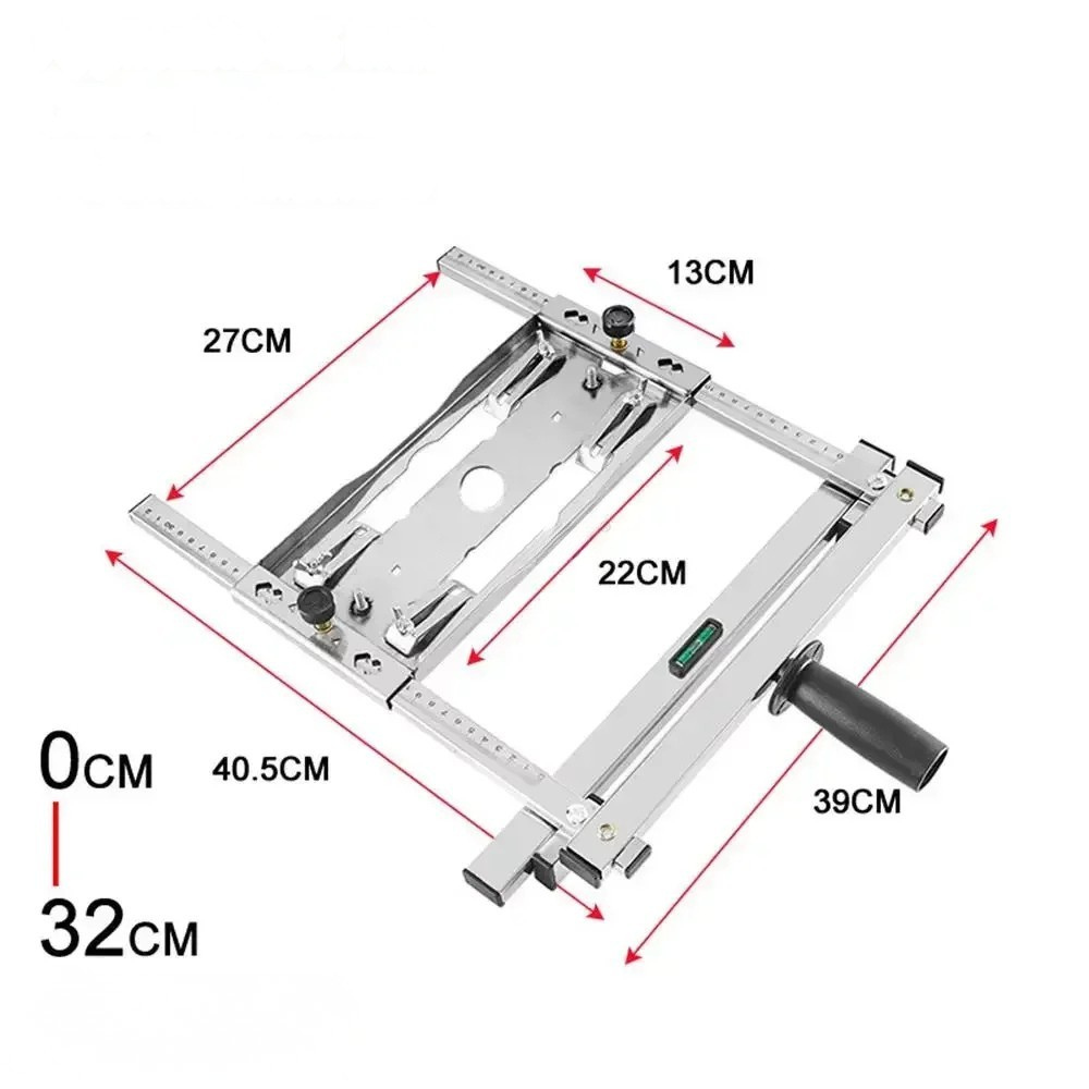 Adjustable Precision Steel Wood Cutting Guide