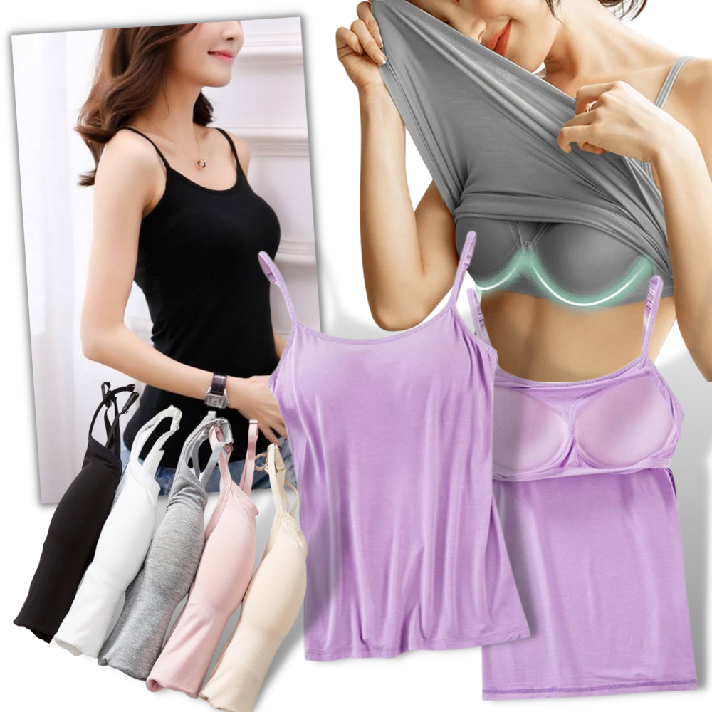 Camisole with Built-in Bra