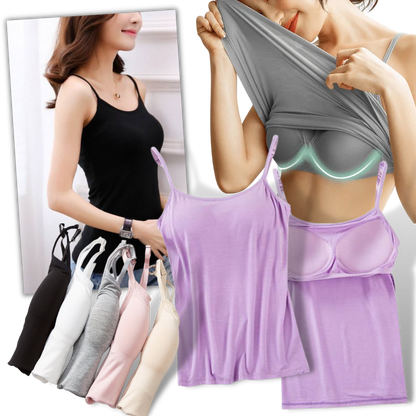 Camisole with Built-in Bra