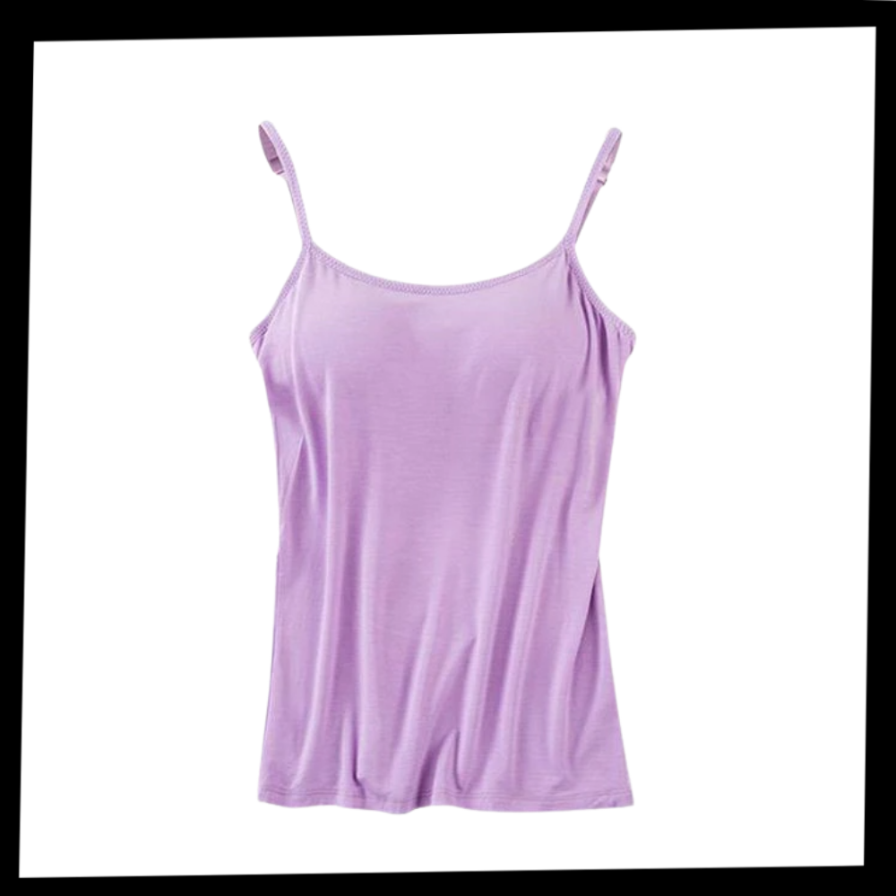 Camisole with Built-in Bra