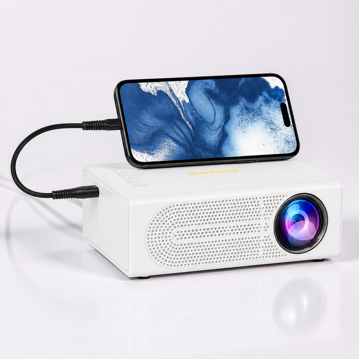 Mini Projector 3000 Lumens Portable USB HDMI