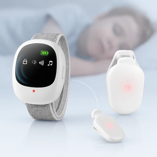 Alarm Nocny dla Dzieci Bezprzewodowy z Wibracyjnym Czujnikiem