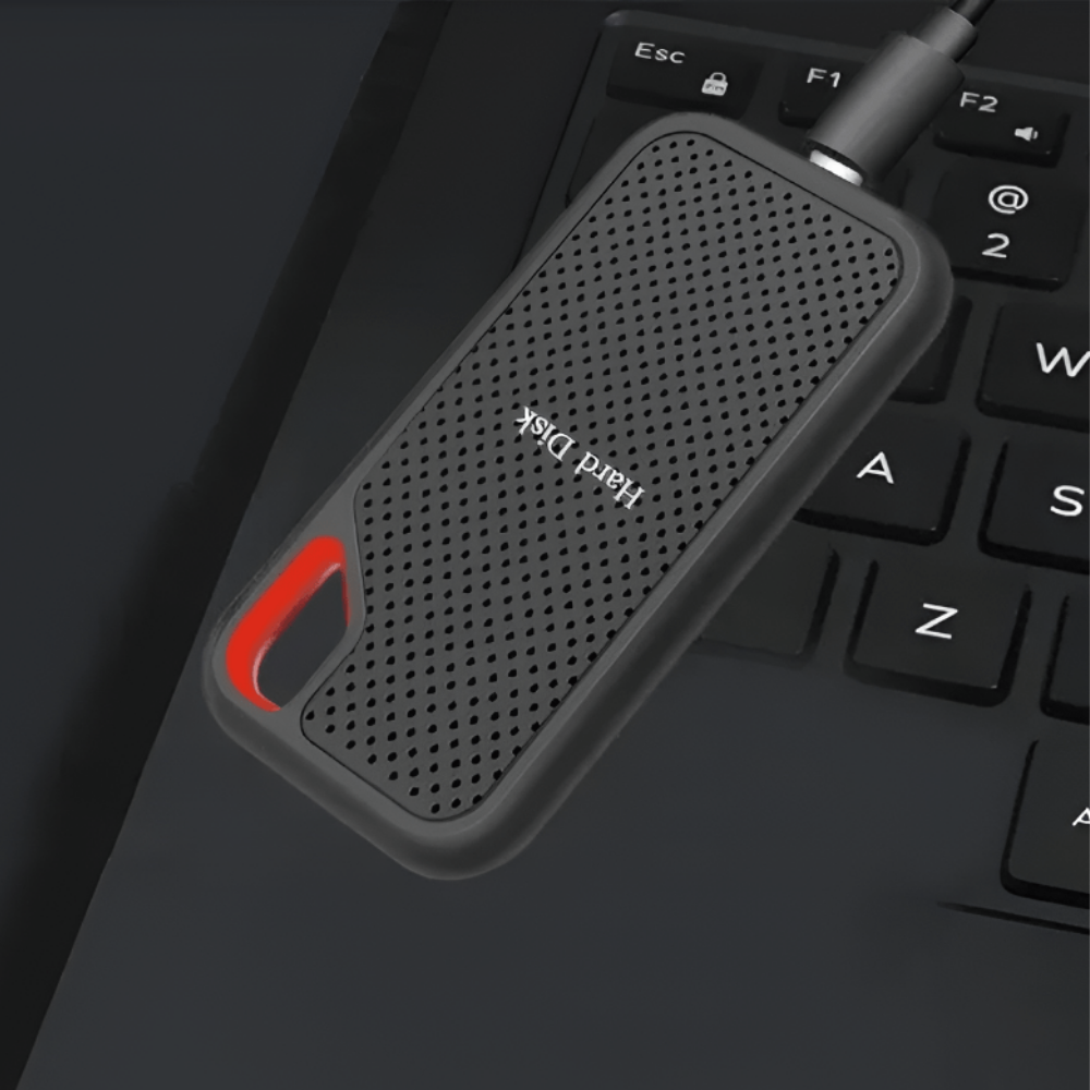 Portable External SSD USB C Aluminum Case