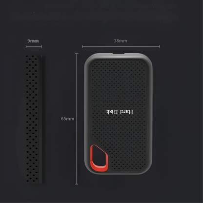 Portable External SSD USB C Aluminum Case