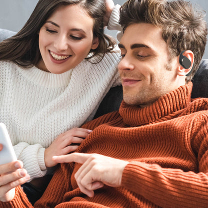 Bezprzewodowe słuchawki sportowe przewodnictwo kostne 3