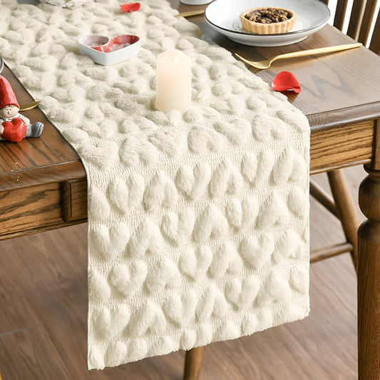 Quilted Table Runner Decorative Valentine's Day Decoration
