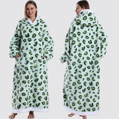 Sudadera Manta Oversize con Capucha y Mangas Largas