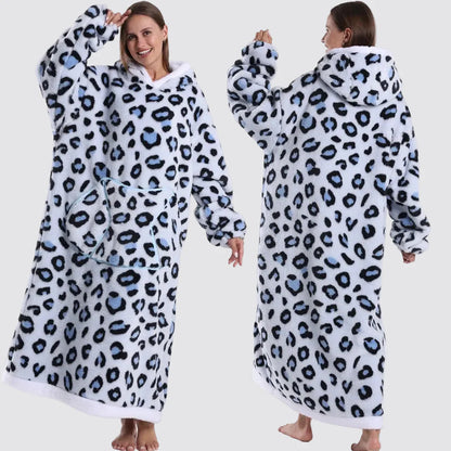 Sudadera Manta Oversize con Capucha y Mangas Largas