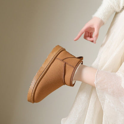 Botines de Mujer Invierno Forrados con Pelo Antideslizantes