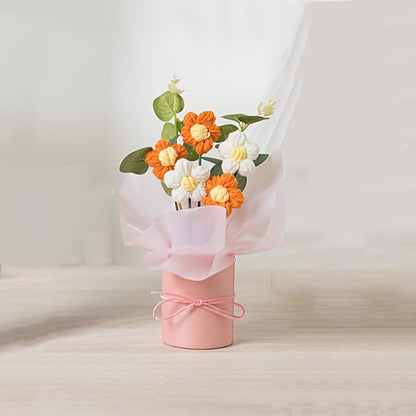 Bouquet Artificial Flowers Table Decoration Gift Handicraft