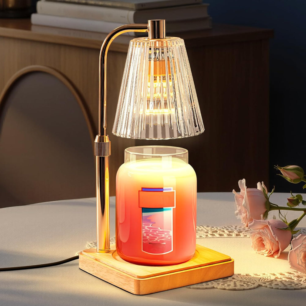 Lámpara de Mesa Vela Eléctrica con Regulación de Brillo