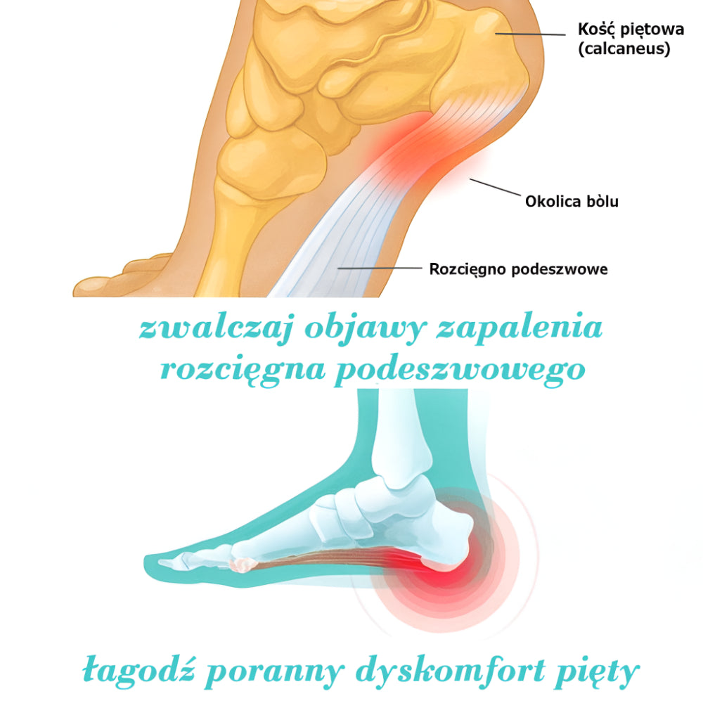 Skarpetki Kompresyjne Turmalinowe Masażowe Krążenie Ból Stóp