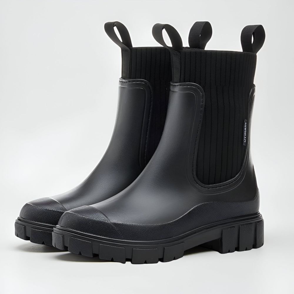 Chelsea Women's Ankle Boots with Elastic Upper for Everyday Use