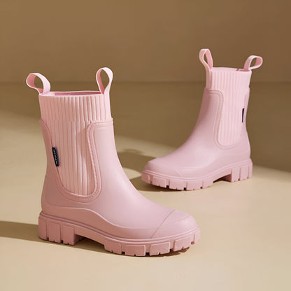 Chelsea Women's Ankle Boots with Elastic Upper for Everyday Use