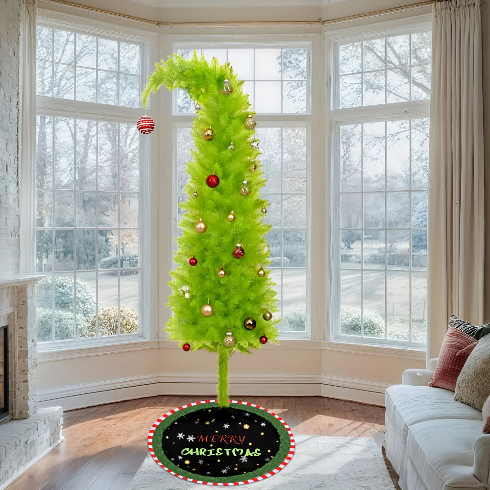 Albero di Natale Artificiale Snello Decorativo per Interni