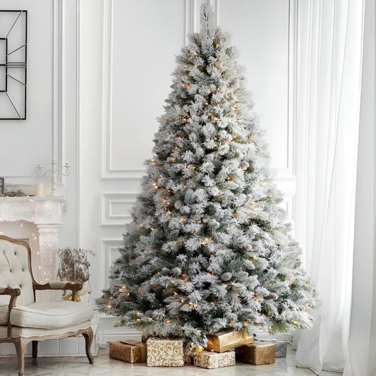 Choinka Sztuczna Ośnieżona LED Dekoracyjna Świąteczna