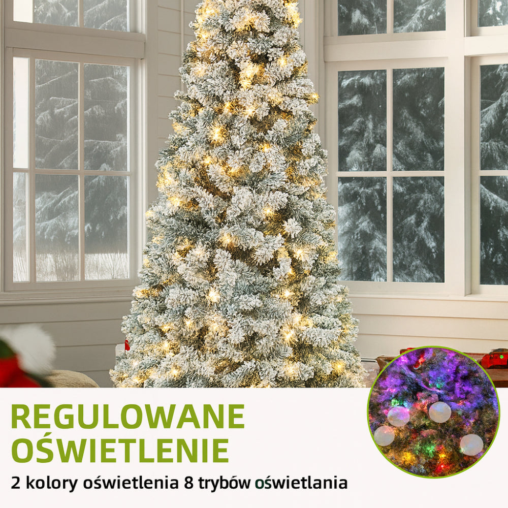 Artificial Snowy Christmas Tree with LED for Holiday Decoration