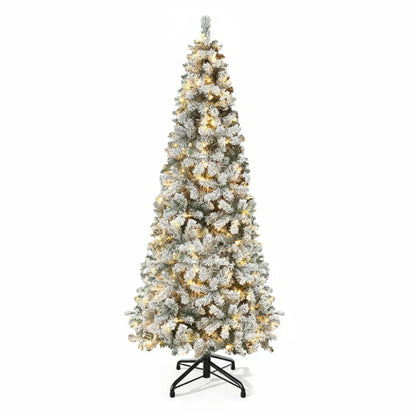 Artificial Snowy Christmas Tree with LED for Holiday Decoration