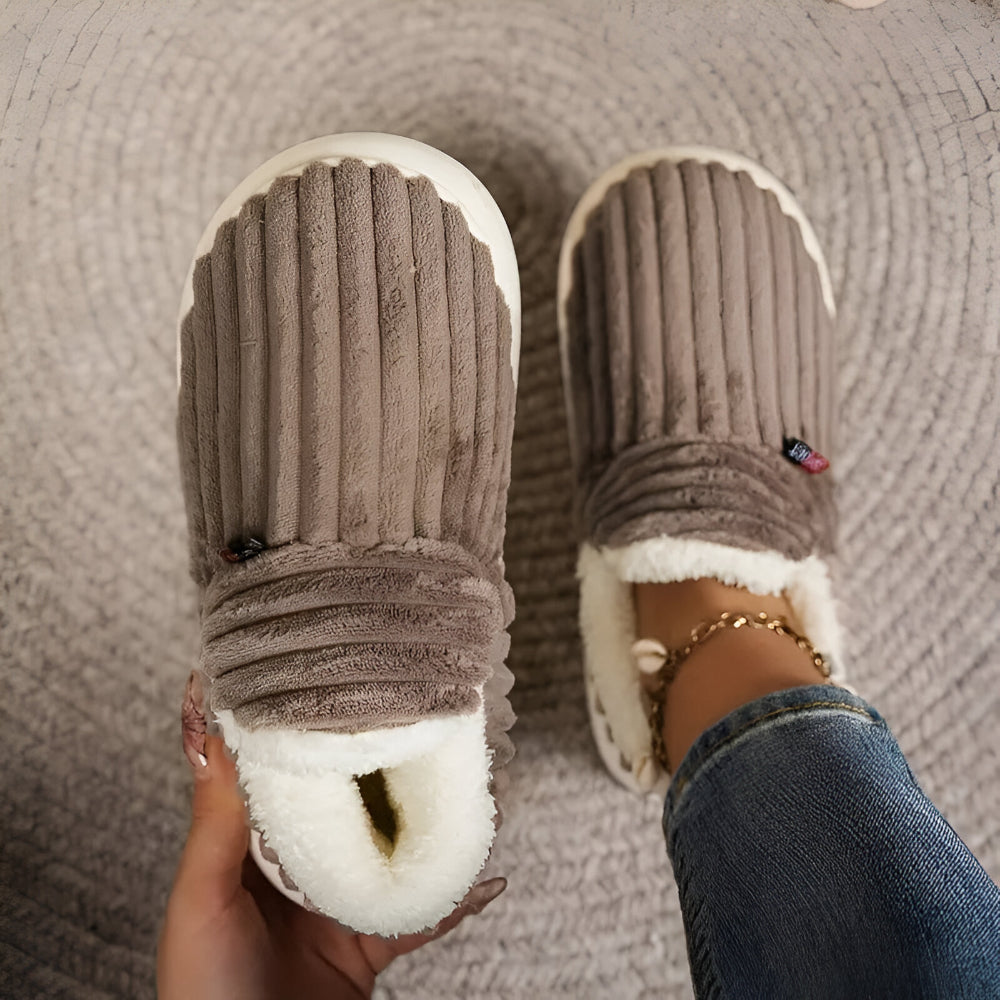 Pantofole Donna Calde Invernali Morbide Imbottite per Casa