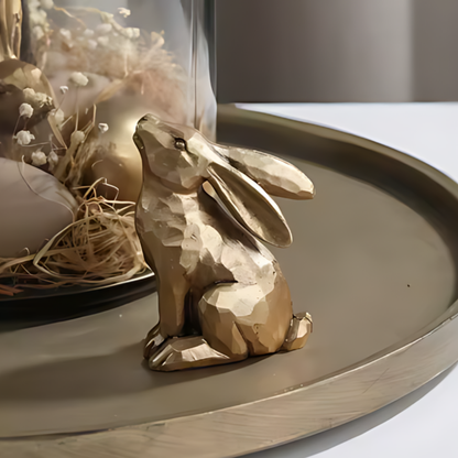 Easter Decoration Rabbit Resin Figurines Table Ornaments