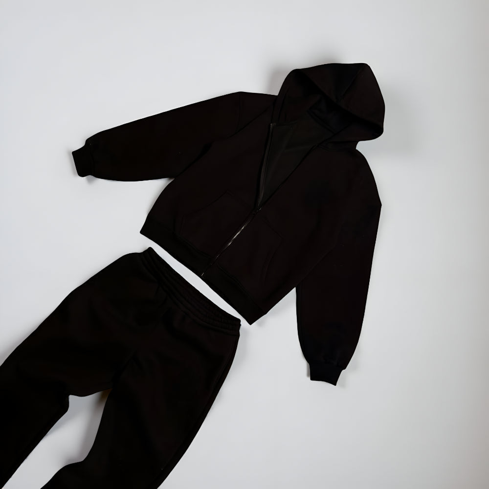 Chándal de Hombre con Capucha Conjunto para Casa y Descanso