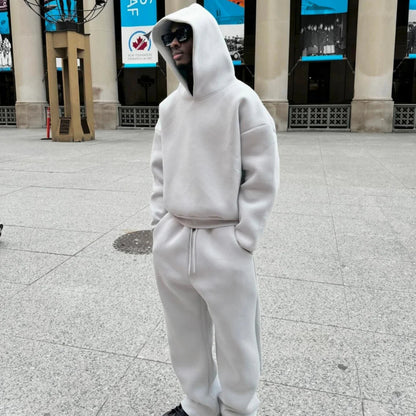 Dres Męski Oversize Bluza Spodnie Styl Streetwear