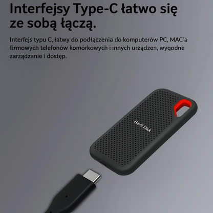 External Metal Portable SSD Drive Fast Travel Files