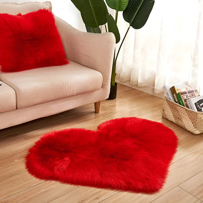 Heart Decorative Mat for Living Spaces