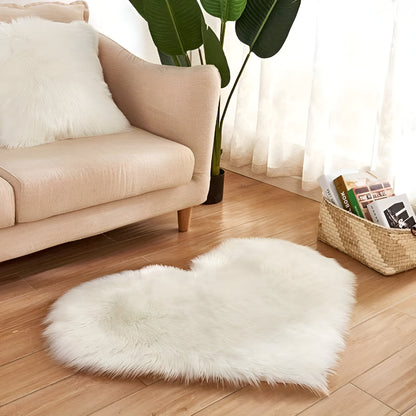 Heart Decorative Mat for Living Spaces