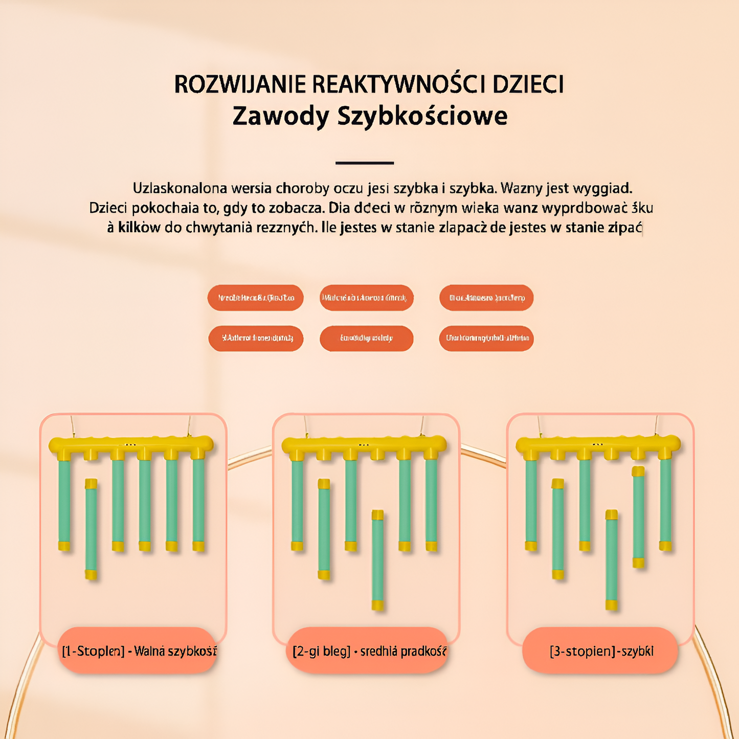 Dzieci Interaktywna Gra Zręcznościowa Zabawka Trening Reakcji