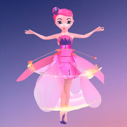 Dzieci Zabawka Latająca Interakcyjna Wróżka z Kolorowym LED