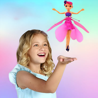 Dzieci Zabawka Latająca Interakcyjna Wróżka z Kolorowym LED