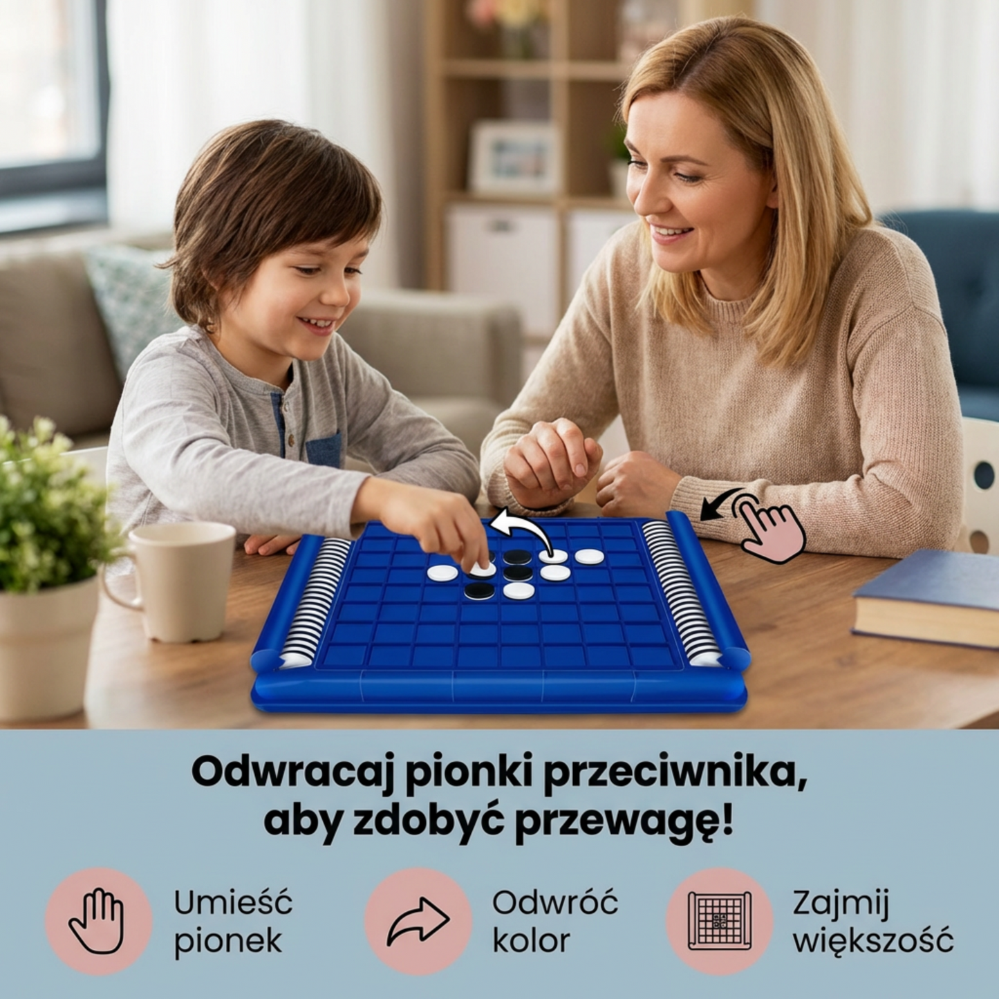 Dzieci Logiczna Rodzinna Strategiczna Klapkami Gra 2