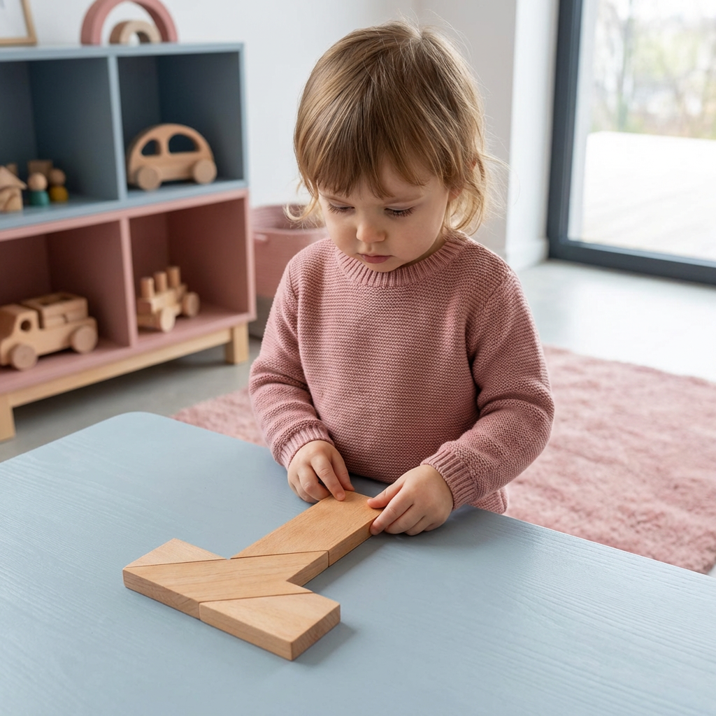 Dzieci Tangram Edukacyjna Drewniana Zabawka 6