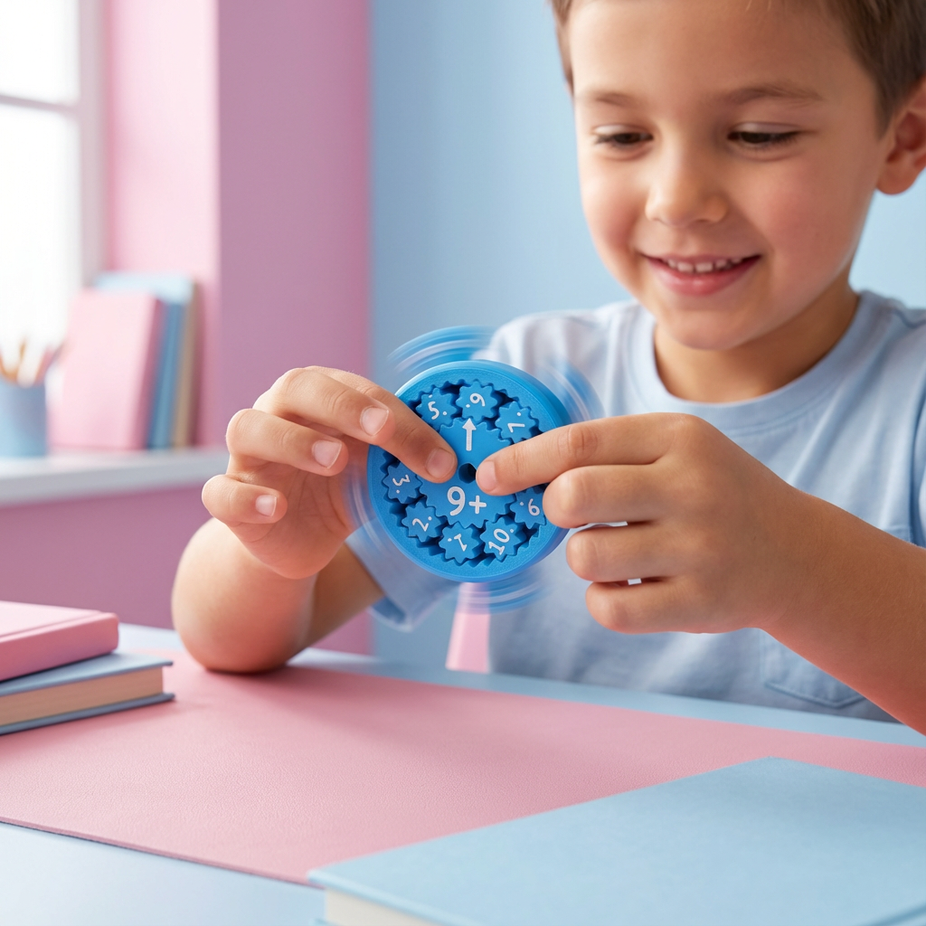 Dzieci Zabawka Edukacyjna Spinner Matematyczny Nauka Liczenia 1
