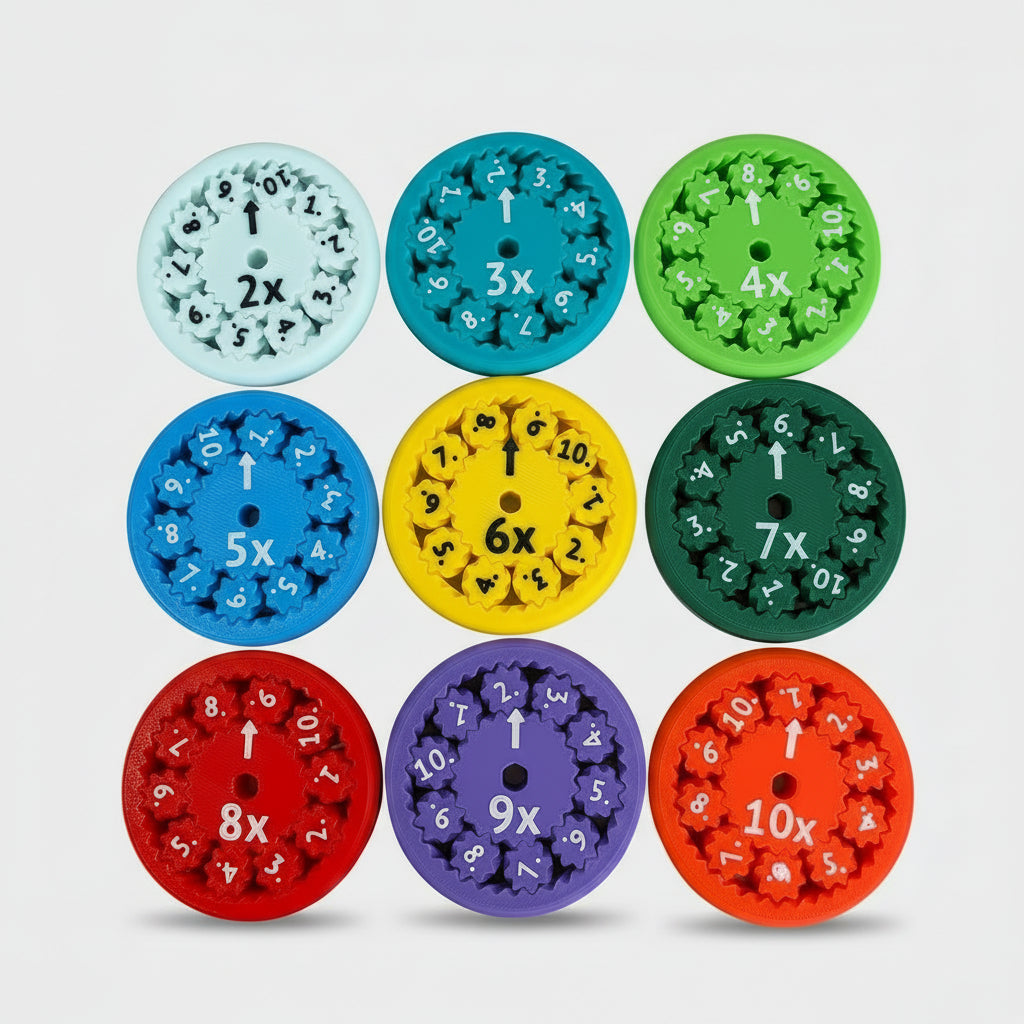 Dzieci Zabawka Edukacyjna Spinner Matematyczny Nauka Liczenia 7