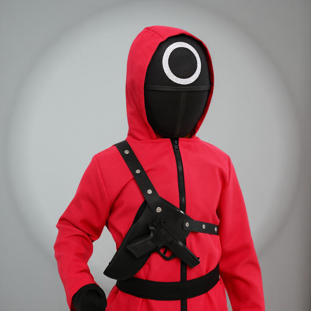 Kostium Dziecięcy Kombinezon Strażnik Maską Kapturem