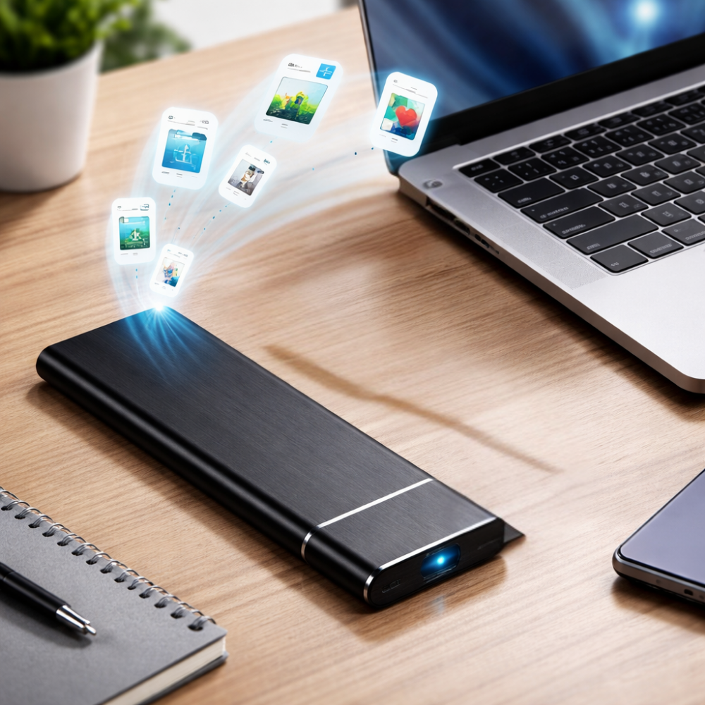 Dysk Zewnętrzny SSD USB-C 4TB Ultraprzenośny Szybki Przesył Danych