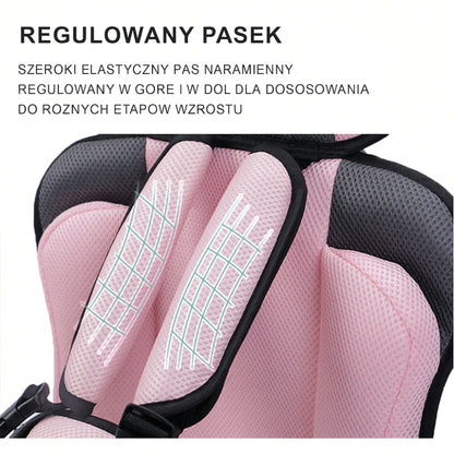 Fotelik Samochodowy Dziecięcy Oddychający Regulowany Przenośny