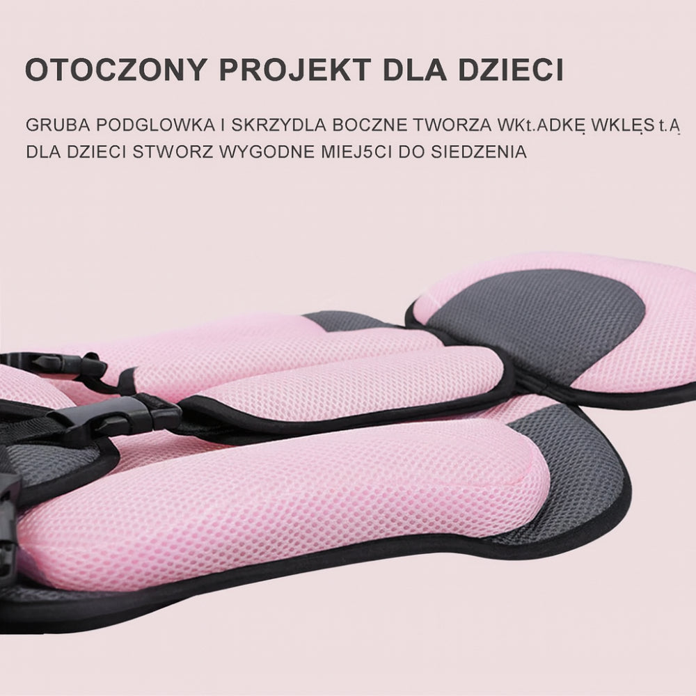 Fotelik Samochodowy Dziecięcy Oddychający Regulowany Przenośny