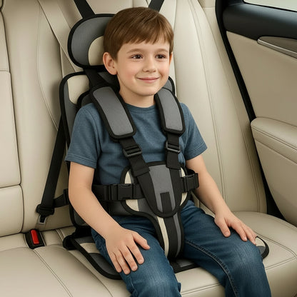Fotelik Samochodowy Składany Podróżny Dzieci Pasy Pięciopunktowe