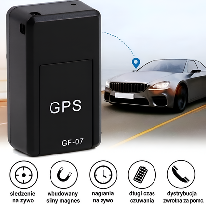 GPS Lokalizator Magnetyczny Mini Tracker Samochód Bagaż