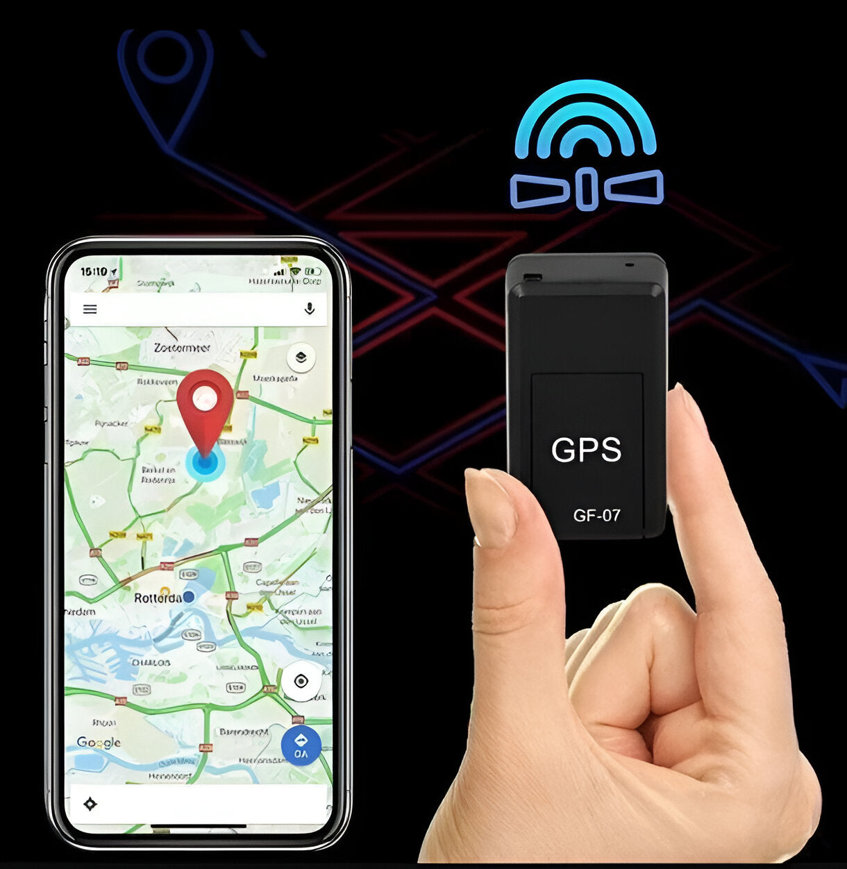GPS Lokalizator Magnetyczny Mini Tracker Samochód Bagaż